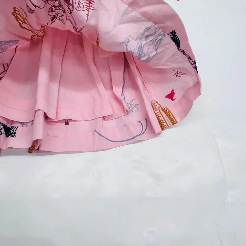 NWT Pink Chicken 5Y Charlie Dress in Pink Cowgirls